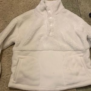 Soft white sweatshirt